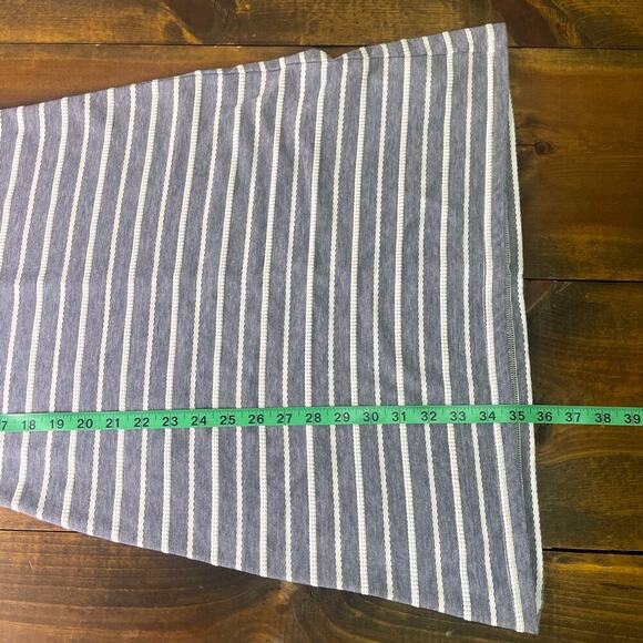 Sail To Sable STS Navy White Striped Short Sleeve Dress Women's Small Preppy - Picture 10 of 10